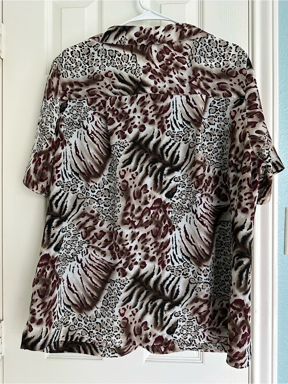 VTG DonnKenny Animal Print Blouse & Black Camisole size 2X - Picture 3 of 5